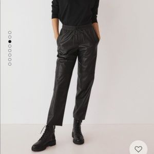 Mango Faux Leather Trouser
